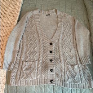 Venus long gray Cardigan
